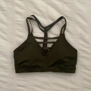 Victoria Secret Green Olive Sports Bra
